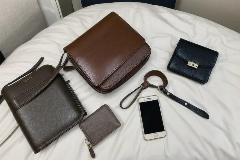 使っていたバッグと財布